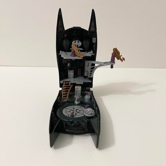 Vintage 1995 Kenner DC Comics Batman Forever Bat Cave Playset Incomplete - Picture 11 of 16